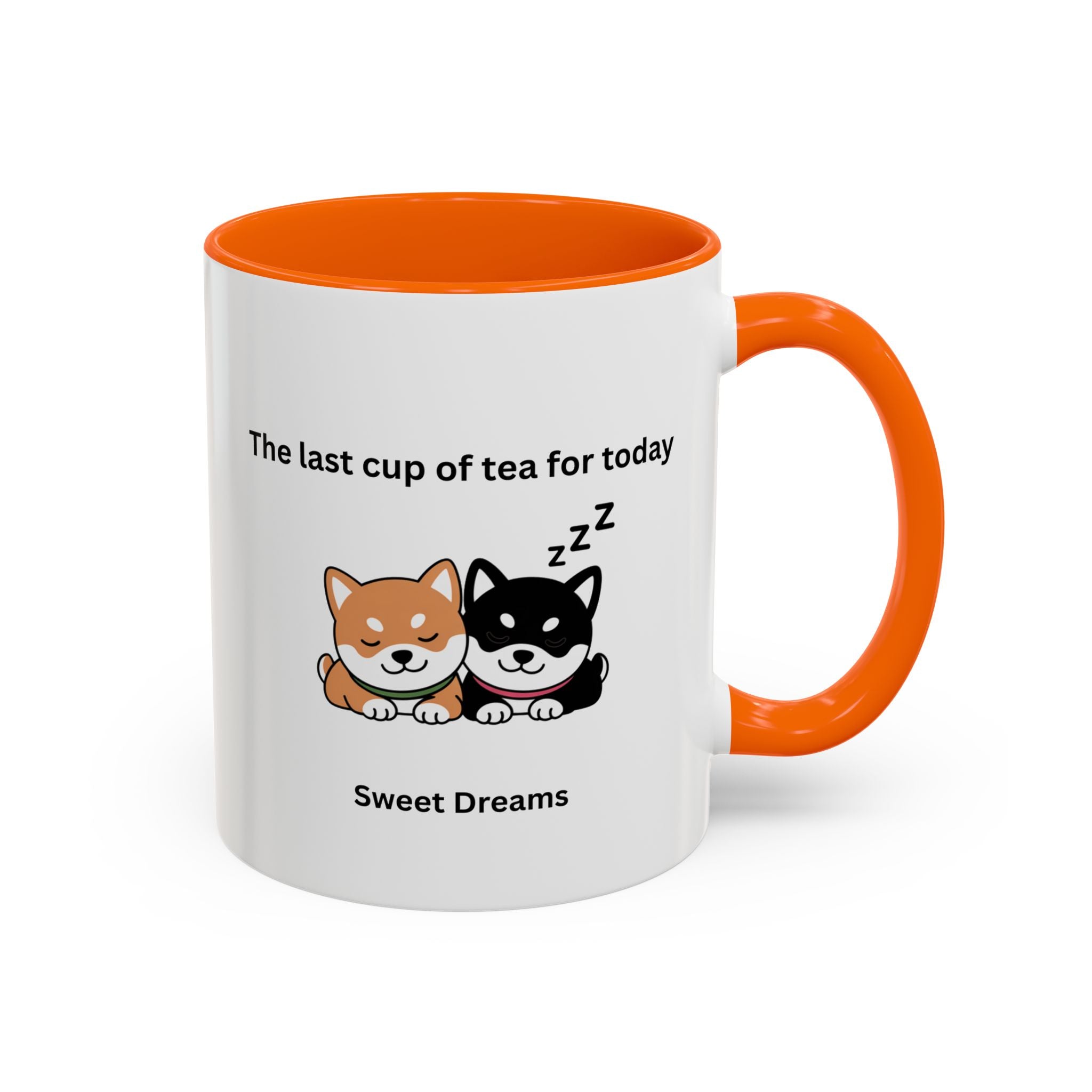 Shiba Inu "Sweet Dreams" Mug, The Last Cup of Tea for Today, Japanese Dog Cute Gift Mug