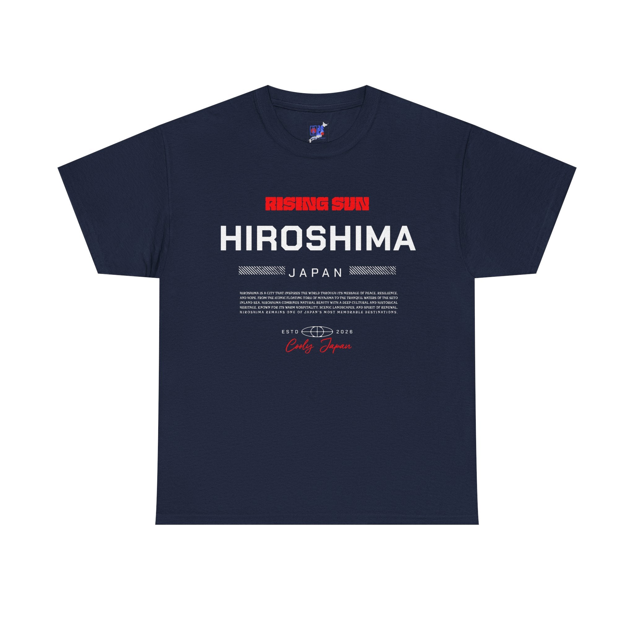 Hiroshima T-Shirt | 広島 Peace & Resilience Japan City Tee | Designed by Japanese