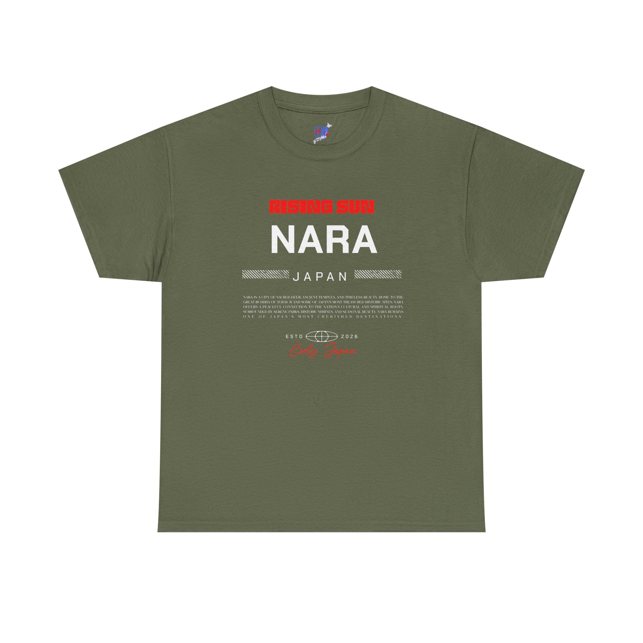 Nara T-Shirt | 奈良 Sacred Deer Front & Back Print | Japan City Series Tee