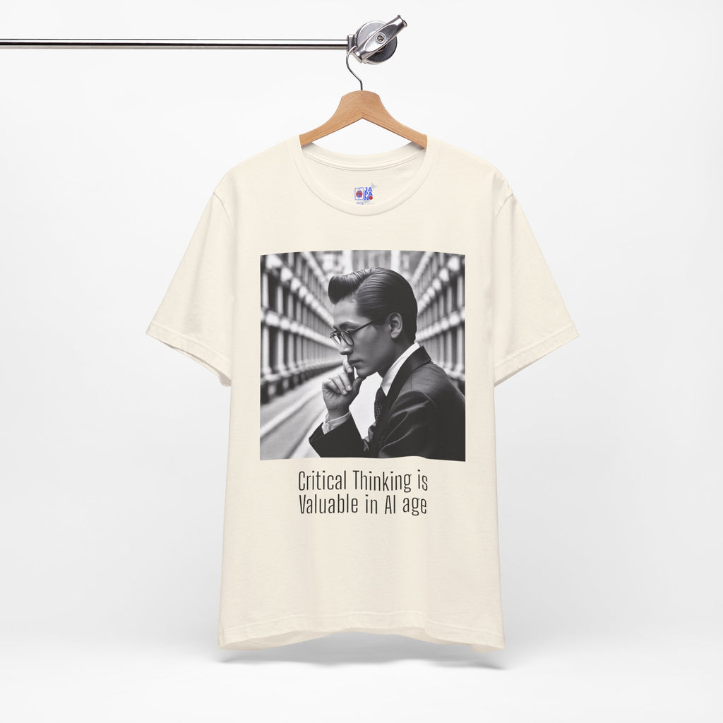 Critical Thinking T-Shirt, Intellectual Tee, Philosophical Satire Shirt, Thinker Gift,  Academic Humor Tee,  Deep Thinker Gift