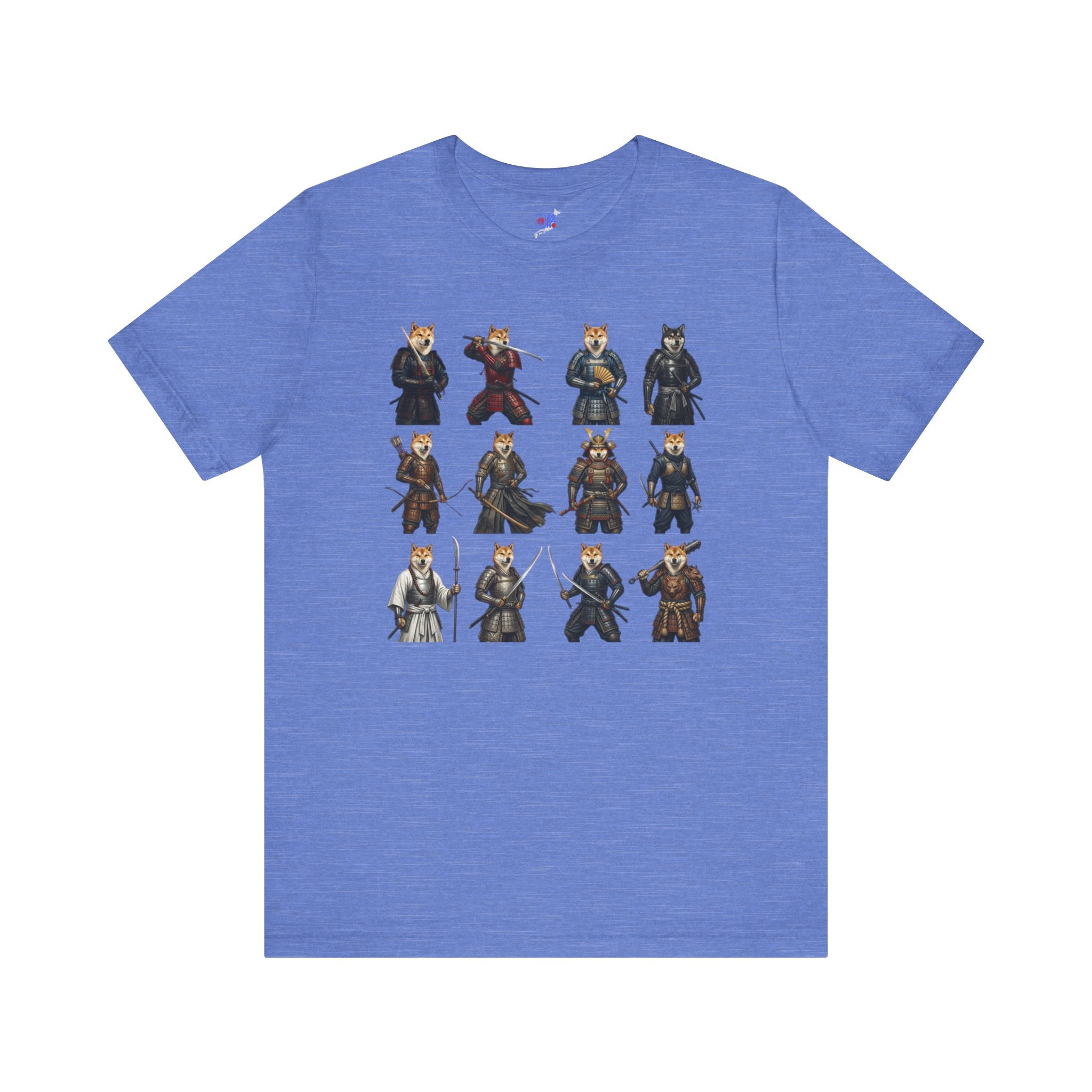 Shiba Inu Samurai T-Shirt, Japanese Warrior Dog Graphic Tee, Funny Dog Lover Gift, Anime Streetwear, Unisex Cotton Shirt