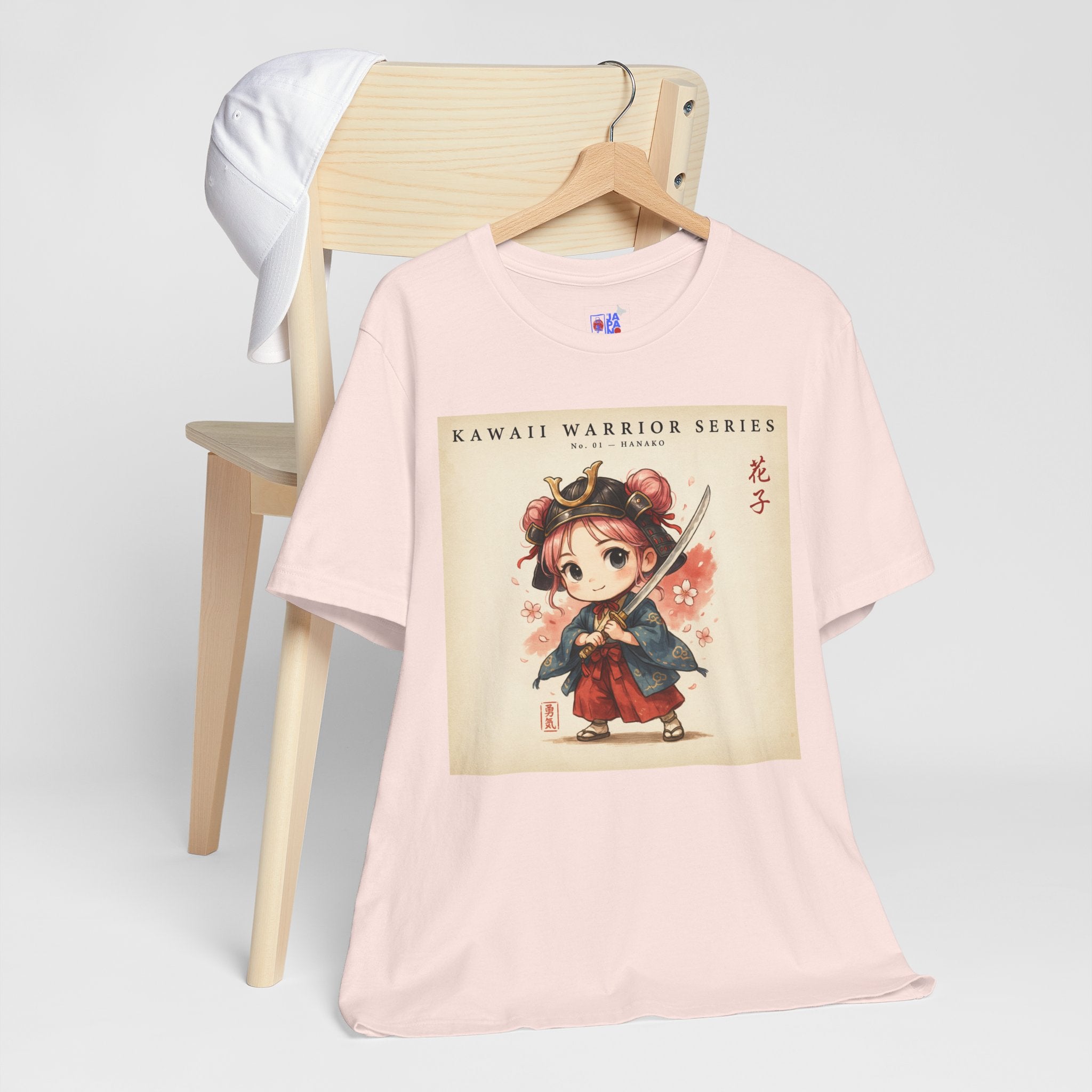 Kawaii Warrior Anime Girl Samurai T-Shirt