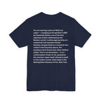 Kawanabe Kyōsai "White Eagle Eyeing a Mountain Lion" | Meiji-era Japanese Art Tee (Dark)