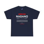 Nagano T-Shirt | 長野 Japanese Alps & Snow Monkey Japan City Tee | Designed by Japanese