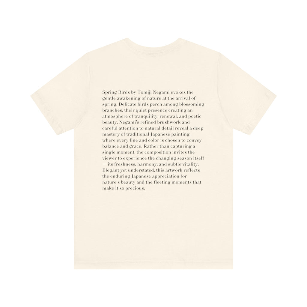 Tomiji Negami "Spring Birds", Japanese Art Museum T-Shirt