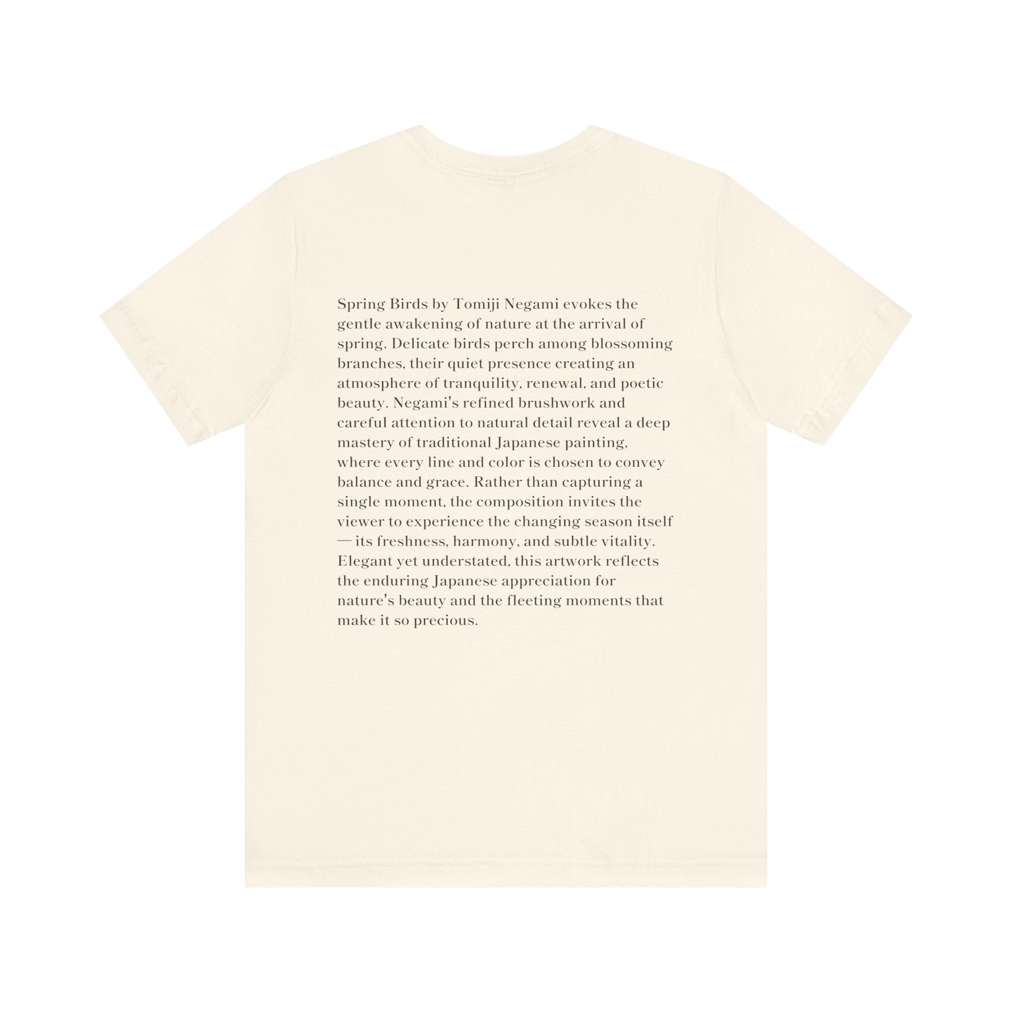 Tomiji Negami "Spring Birds", Japanese Art Museum T-Shirt