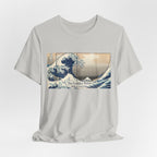 The Great Wave with Golden Ratio T-Shirt | Hokusai Wave Math Art