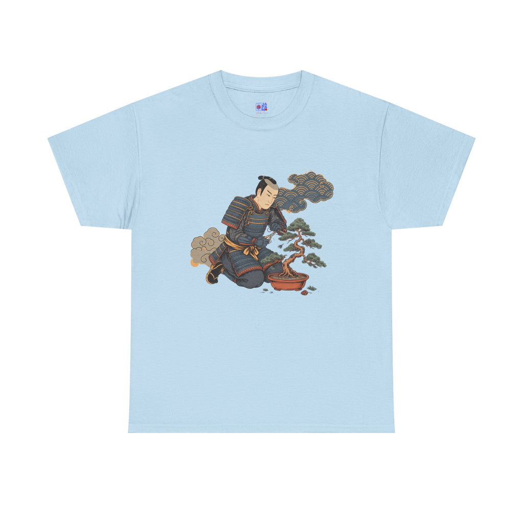 Bonsai Master Samurai T-Shirt, Japanese Ukiyo-E Bonsai Warrior Tee, Zen Gift for Bonsai Lovers, Tree Hobbyists & Plant Dad Gift