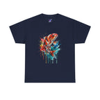 Koi Fish Watercolor T-Shirt — Vibrant Drip Art Tee