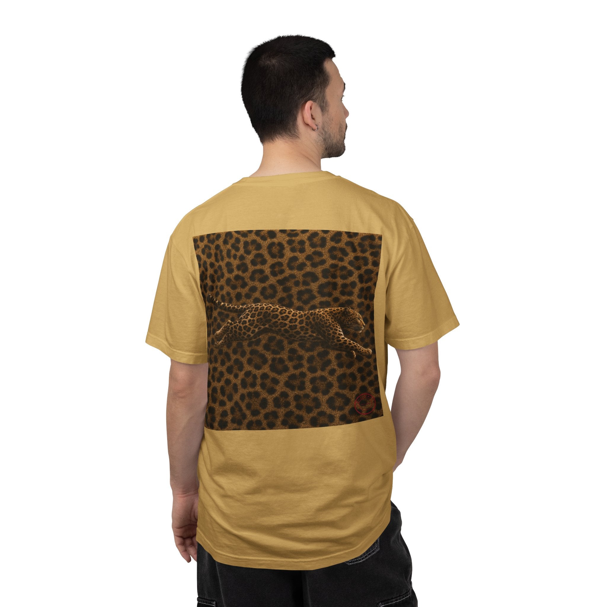 CoolyJapan — Hyō 豹 Silent Leopard Tee | Light Color | Comfort Colors 1717