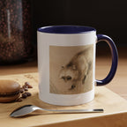 Yoshimura Hōryū "Raccoon Dog Under Moonlight" | Edo-period Japanese Art Mug — Museum Collection
