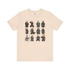 Shiba Inu Samurai T-Shirt, Japanese Warrior Dog Graphic Tee, Funny Dog Lover Gift, Anime Streetwear, Unisex Cotton Shirt
