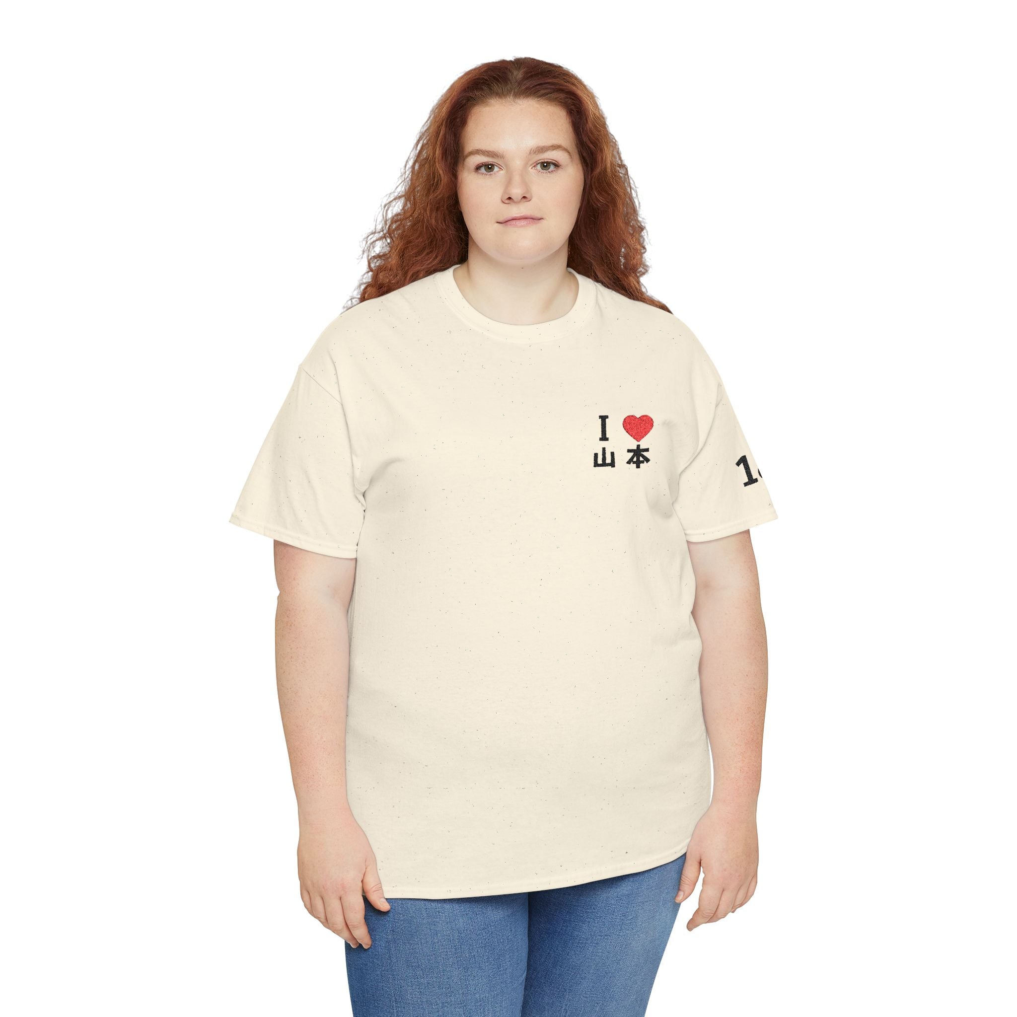I Love 山本 (Yamamoto) Baseball Tee — 18 Sleeve