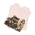 Ramen Neko Tee — Samurai Cat Chef "本気" Graphic T-Shirt