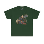 Bonsai Master Samurai T-Shirt, Japanese Ukiyo-E Bonsai Warrior Tee, Zen Gift for Bonsai Lovers, Tree Hobbyists & Plant Dad Gift