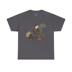 Bonsai Master Samurai T-Shirt, Japanese Ukiyo-E Bonsai Warrior Tee, Zen Gift for Bonsai Lovers, Tree Hobbyists & Plant Dad Gift
