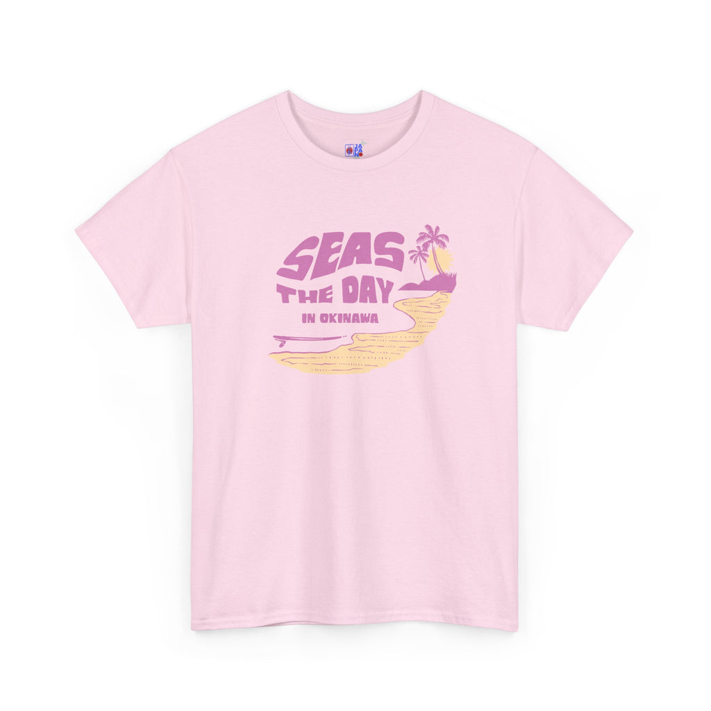 Seas the Day Okinawa Beach Tee — Vacation Graphic T-Shirt