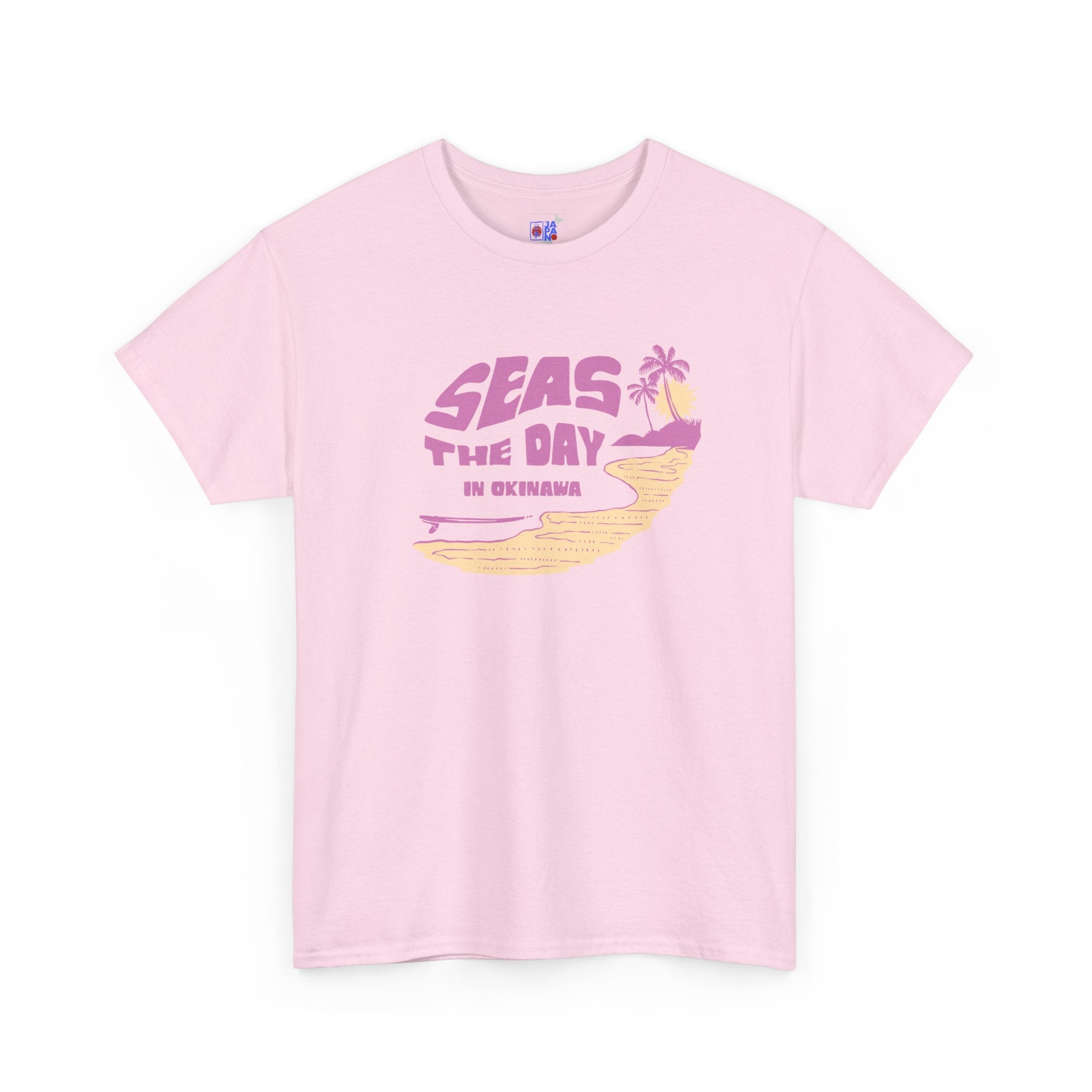 Seas the Day Okinawa Beach Tee — Vacation Graphic T-Shirt