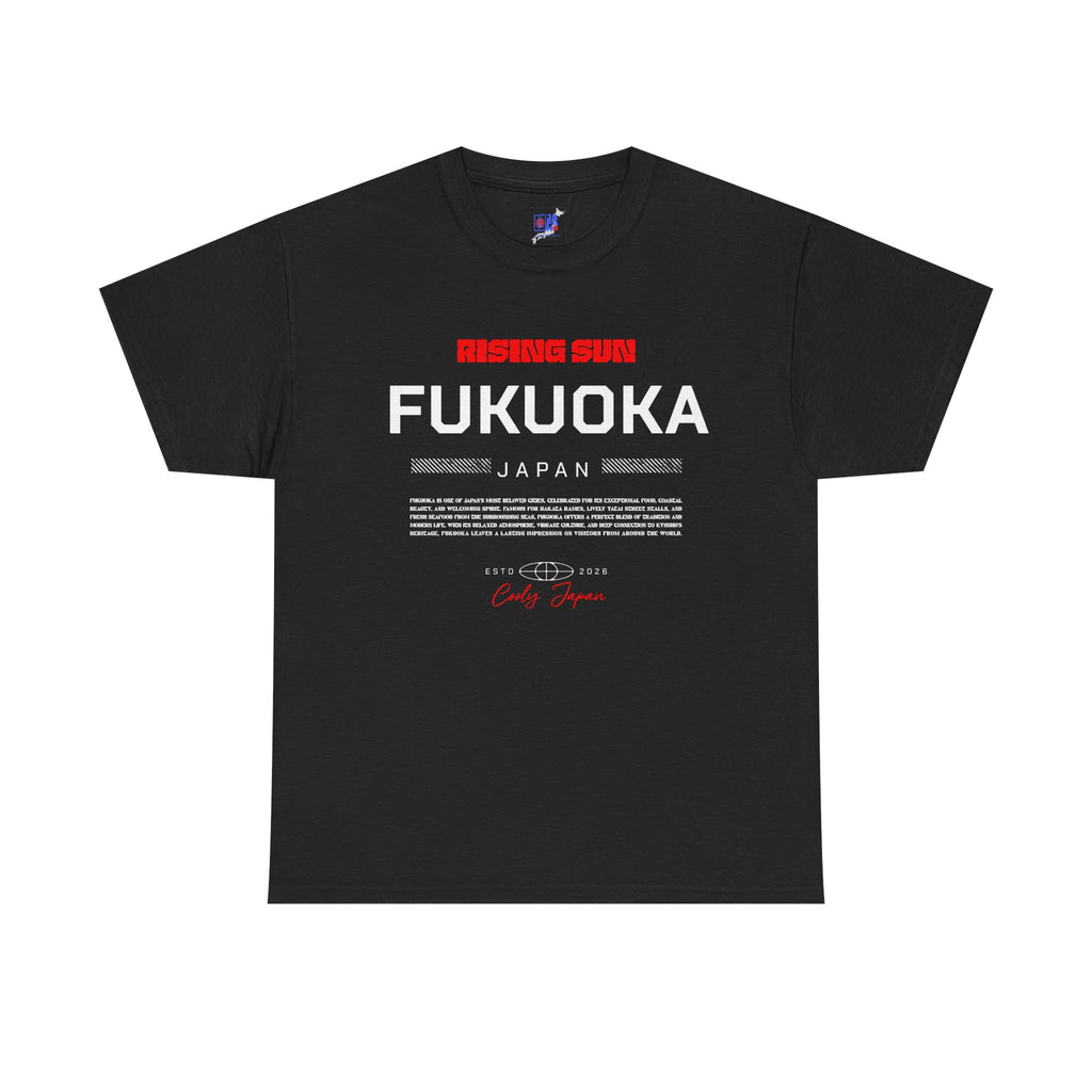 Fukuoka T-Shirt | 福岡 Hakata Ramen Front & Back Print | Japan City Series Tee