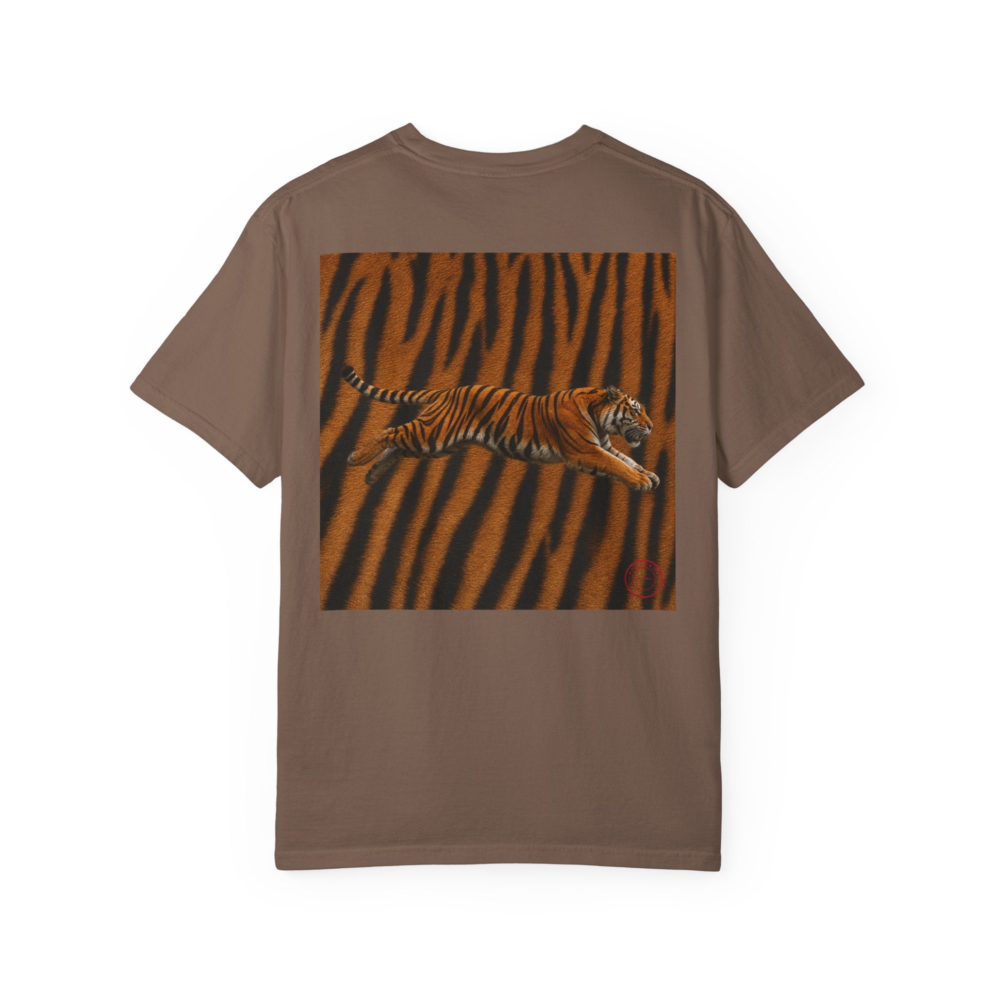 CoolyJapan — Tora 虎 Leaping Tiger Tee | Dark Color | Comfort Colors 1717