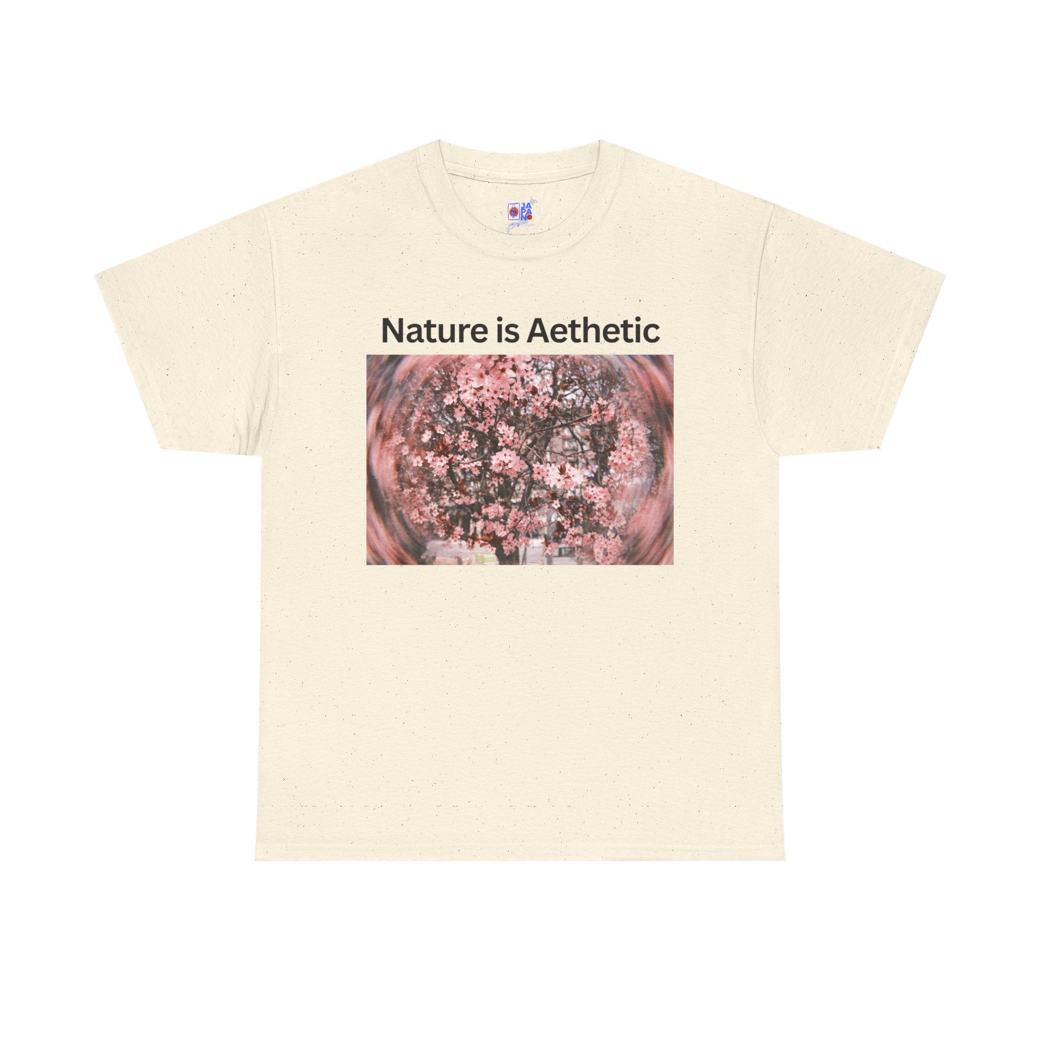 Nature Is Aesthetic Pink Sakura Floral T-Shirt