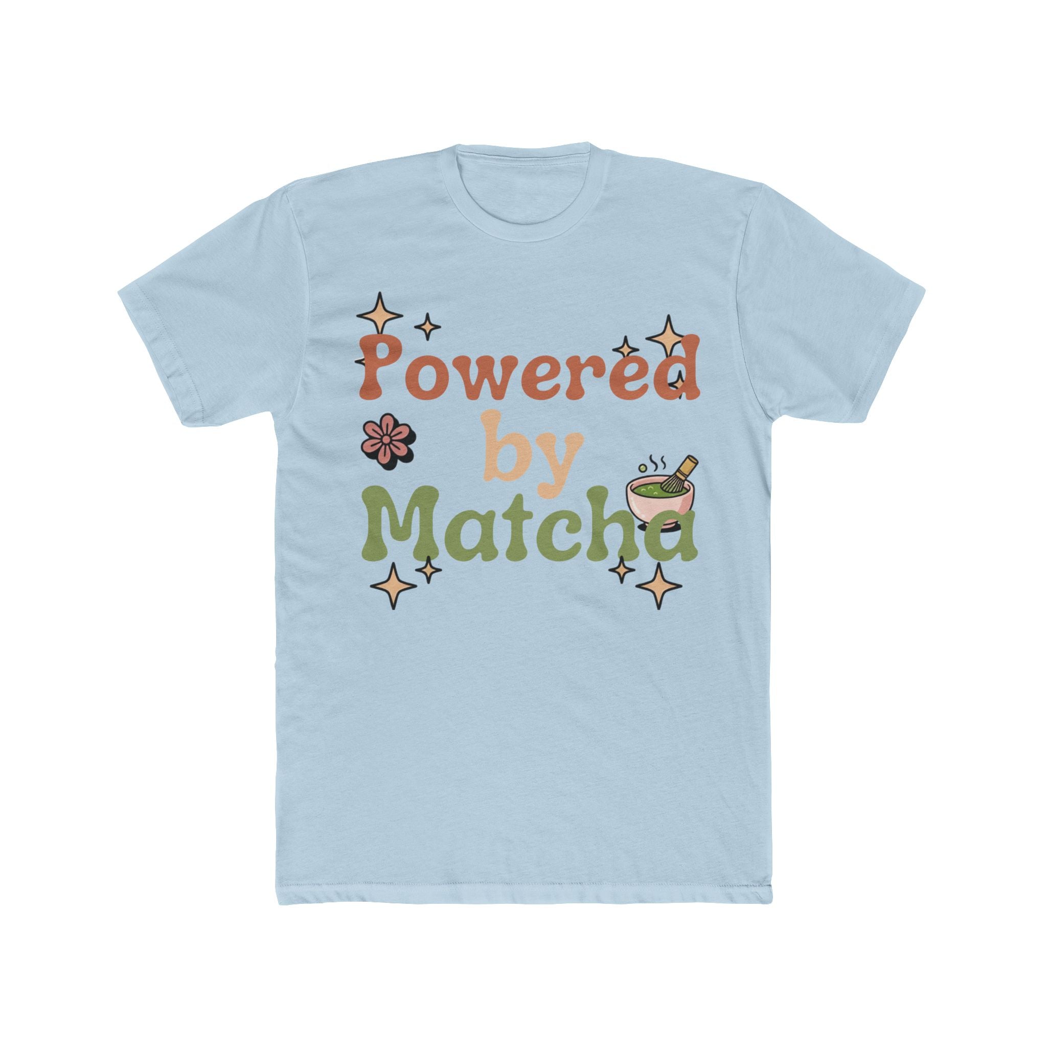Powered by Matcha Tee | Front-Print Typography Graphic | Matcha Collection