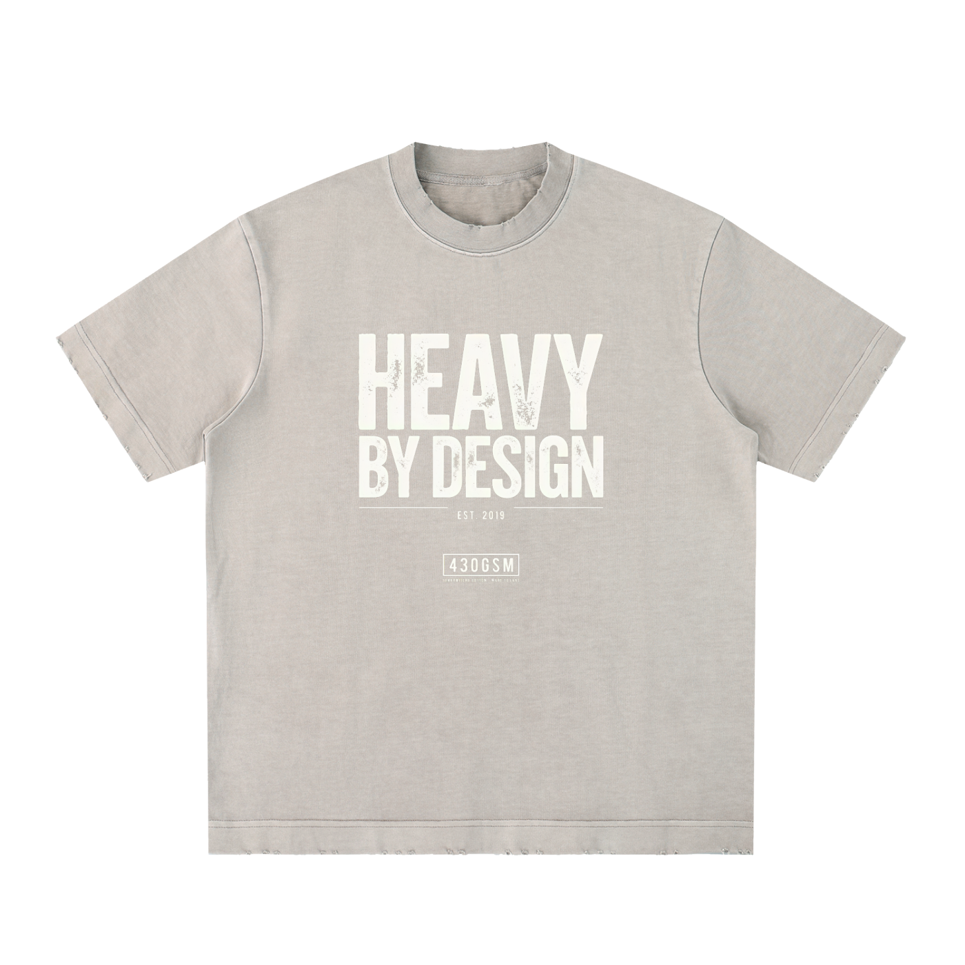 YOIYOI ART Lab — Heavyweight Tee (430gsm) Ultra Heavyweight Vintage Wash
