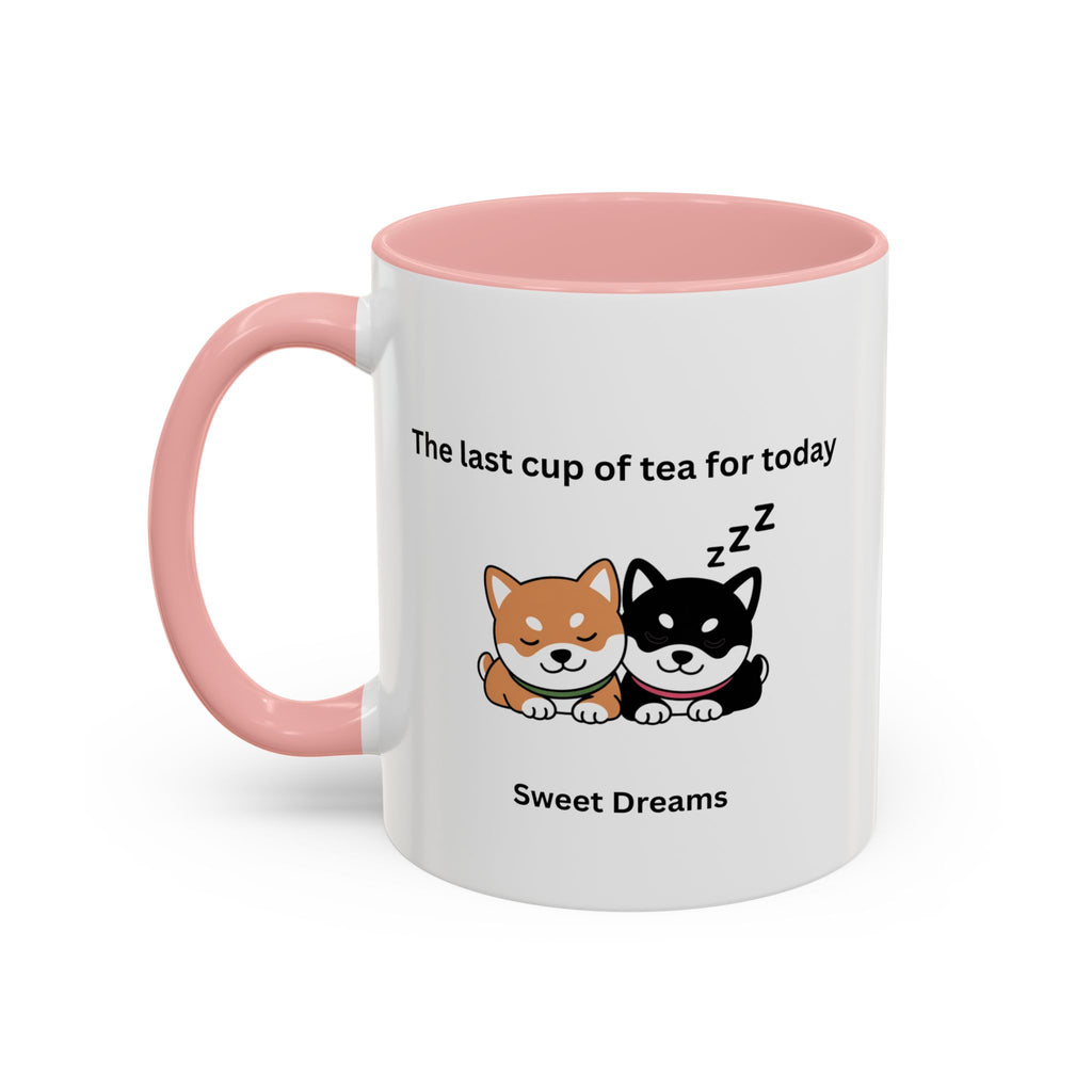 Shiba Inu "Sweet Dreams" Mug, The Last Cup of Tea for Today, Japanese Dog Cute Gift Mug