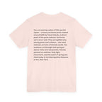 Teisai Hokuba "Swallows and Peonies" | Edo-period Surimono Art Tee (Light)