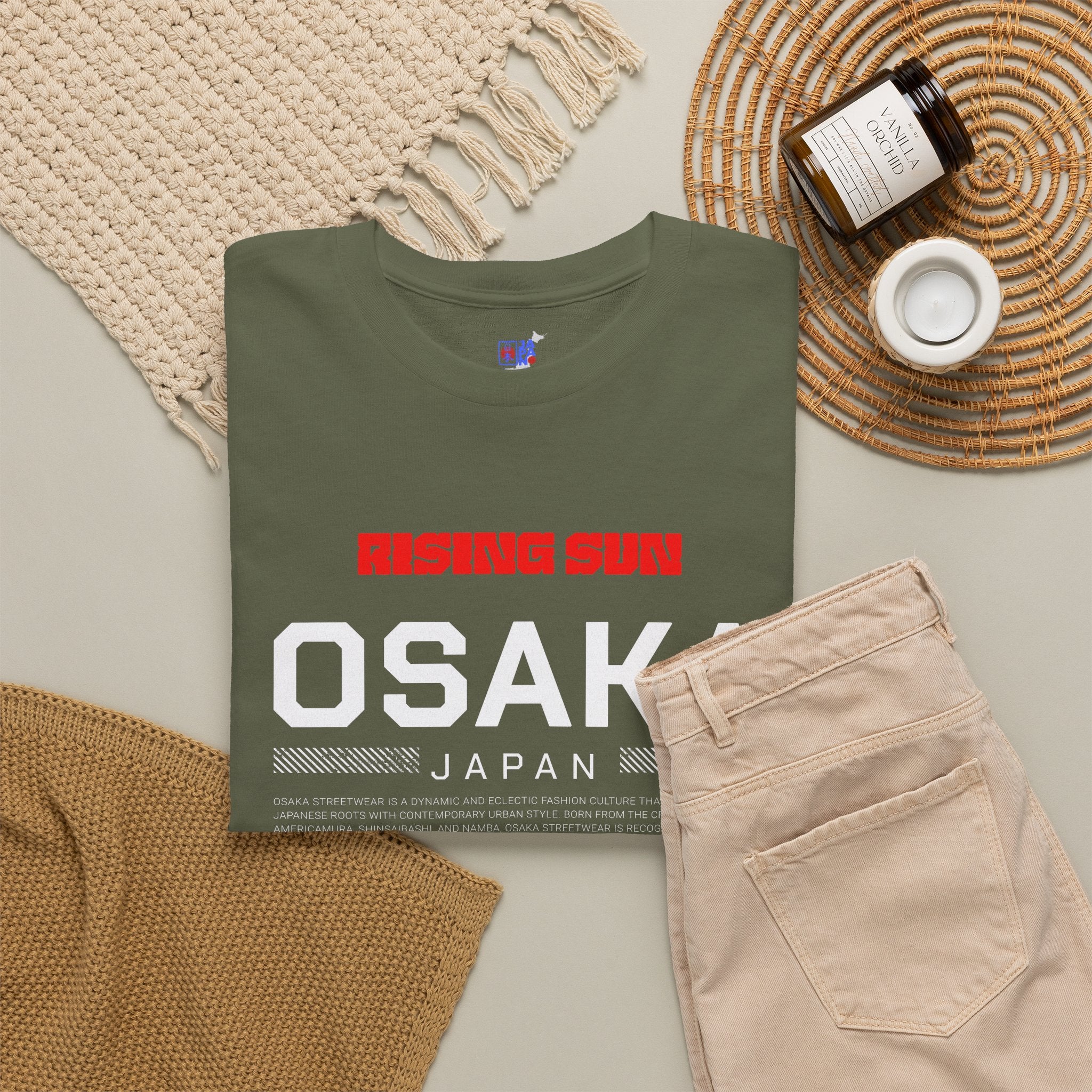 Osaka T-Shirt | 大阪 Dotonbori Soul of Kansai Japan City Tee | Designed by Japanese