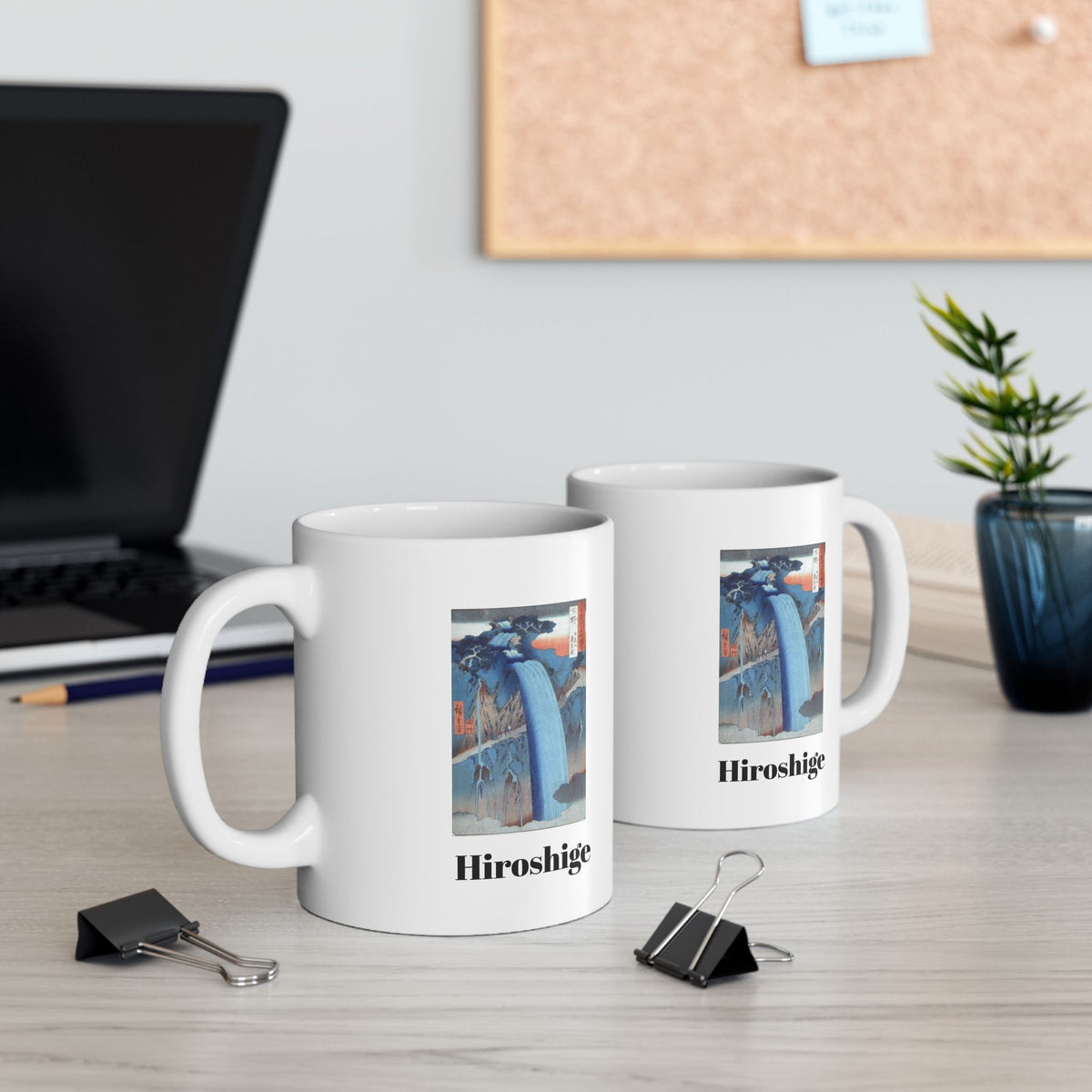Hiroshige Utagawa Ceramic Mug - Vintage Travel Photo Design Coffee Cup