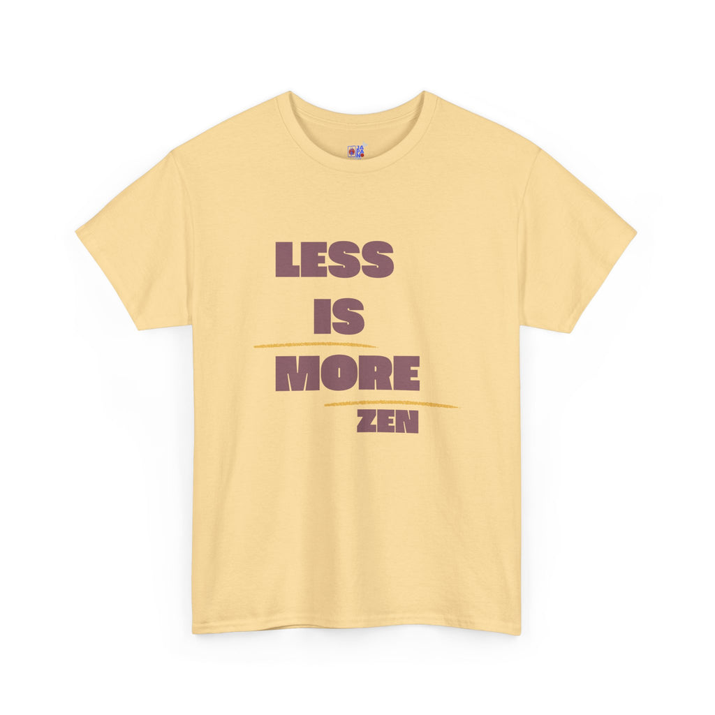 Less Is More Zen T-Shirt — Minimalist Mindfulness Tee