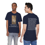 Kawanabe Kyōsai "White Eagle Eyeing a Mountain Lion" | Meiji-era Japanese Art Tee (Dark)