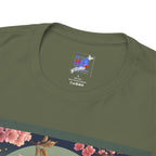 Shiba Inu Puppies Duo T-Shirt — Cute Cherry Blossom Dog Tee