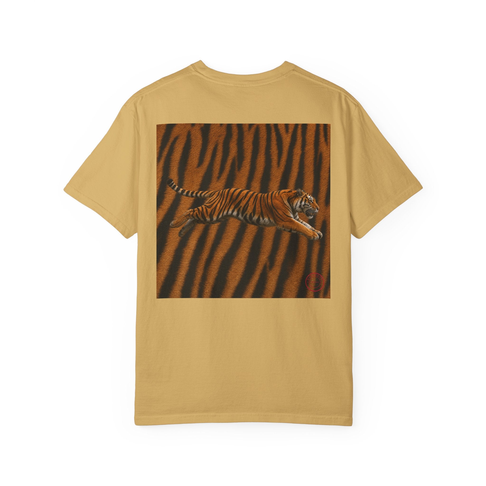CoolyJapan — Tora 虎 Leaping Tiger Tee | Light Color | Comfort Colors 1717