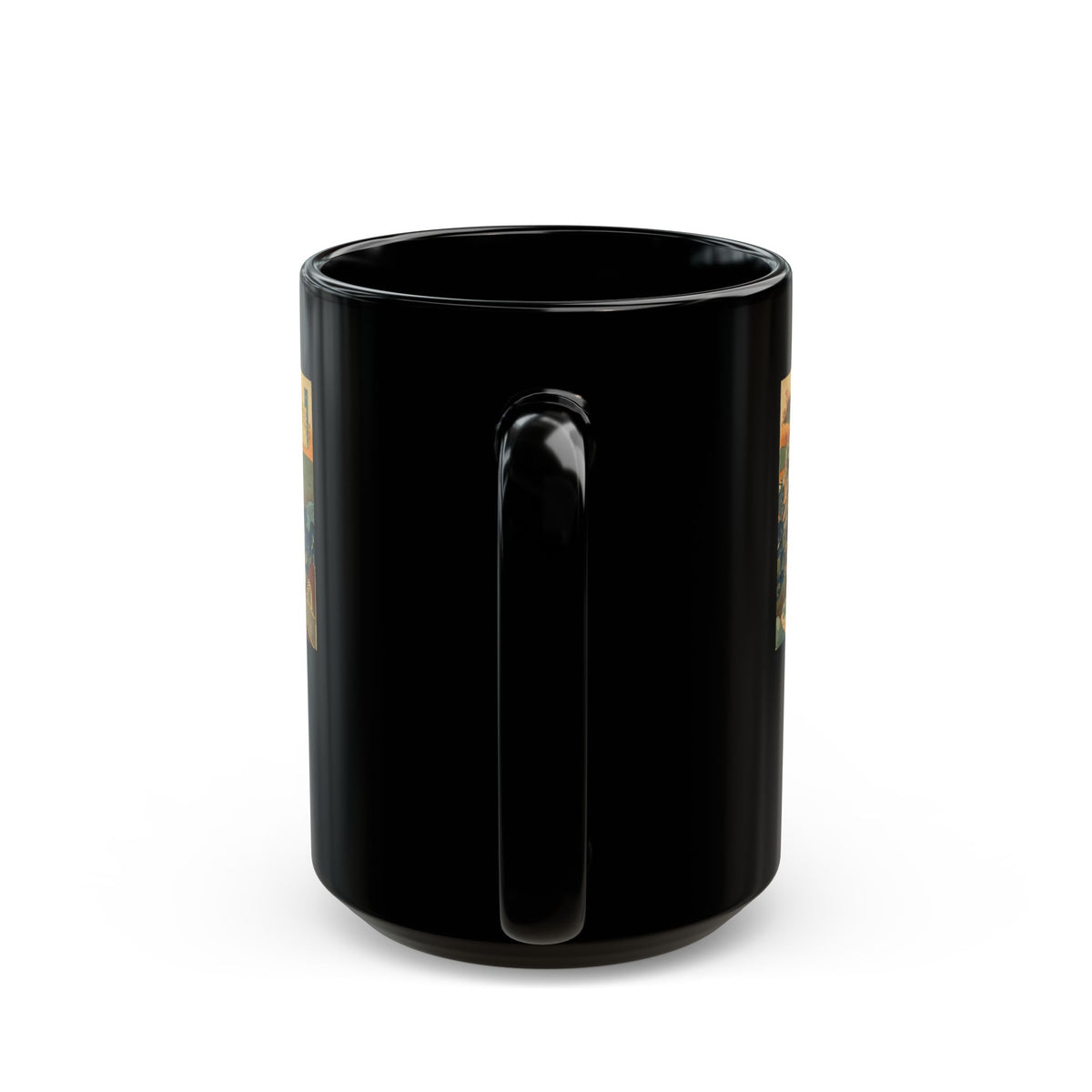 Hokusai Katsushika Hokusai Ukiyo-e Black Coffee Mug (11oz/15oz)
