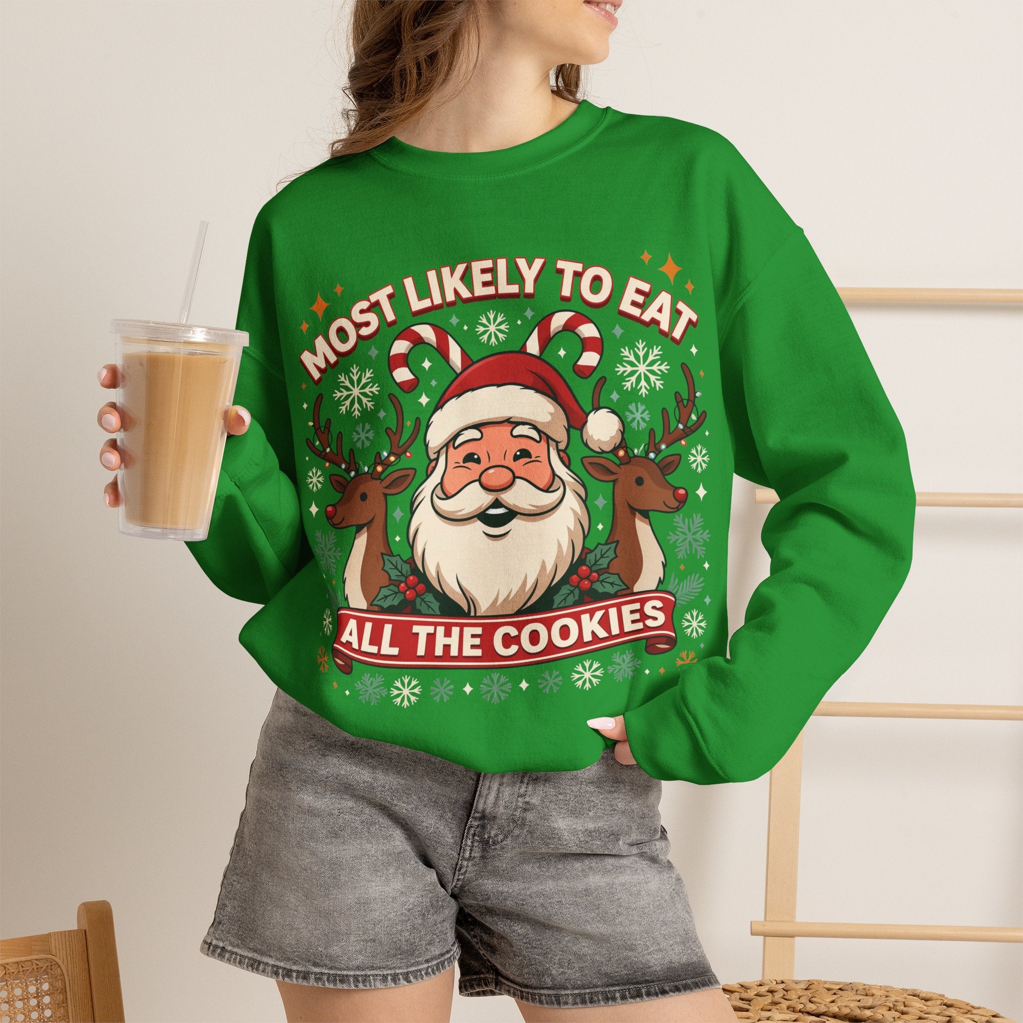 CoolyJapan Signature Crewneck Sweatshirt | 50/50 Heavyweight Cotton-Poly Blank