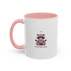 Zen Racoon Coffee Mug - "Find Your Zen" Accent Ceramic Mug