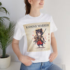Kawaii Sakura Samurai T-Shirt — Cute Anime Warrior Tee