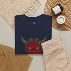 Oni Mask T-Shirt — 鬼 Japanese Demon Men's Graphic Tee | Dark Japan Streetwear Shirt