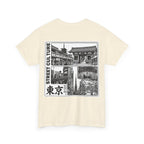 Tokyo Street Culture T-Shirt | 東京 Vintage Manga Front & Back Print | Japan City Series Tee