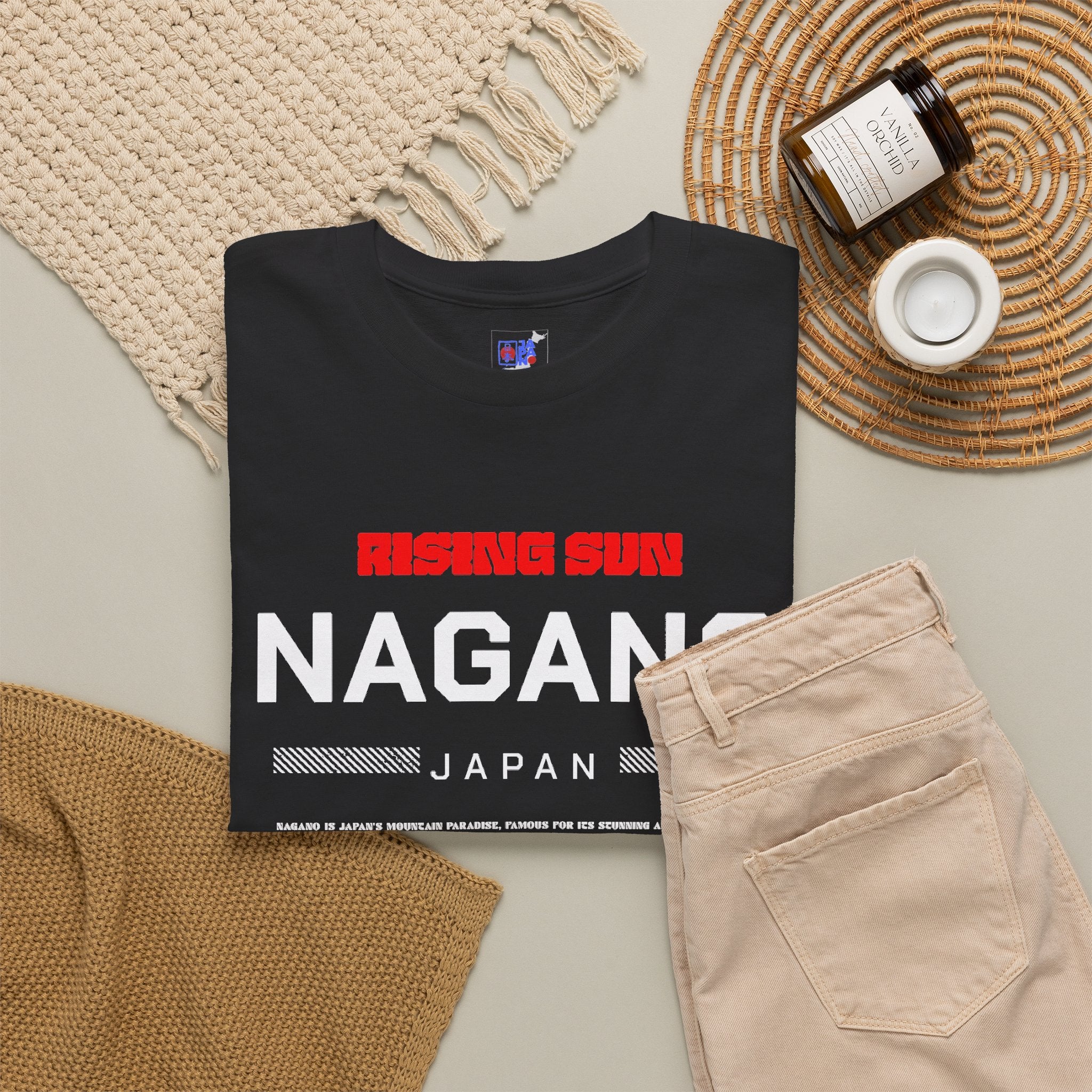 Nagano Japan T-Shirt  Heart of the Japanese Alps  Mountain Adventure and Ski Travel Souvenir Nature Lover Gift  Japan Vacation Memory Tee