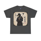 Kuro Shiba Inu Samurai Warrior T-Shirt, Bushido Japanese Dog Armor Art Tee, Loyalty Kanji Graphic Shirt, Unique Japan Gift Unisex