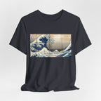 The Great Wave with Golden Ratio T-Shirt | Hokusai Wave Math Art