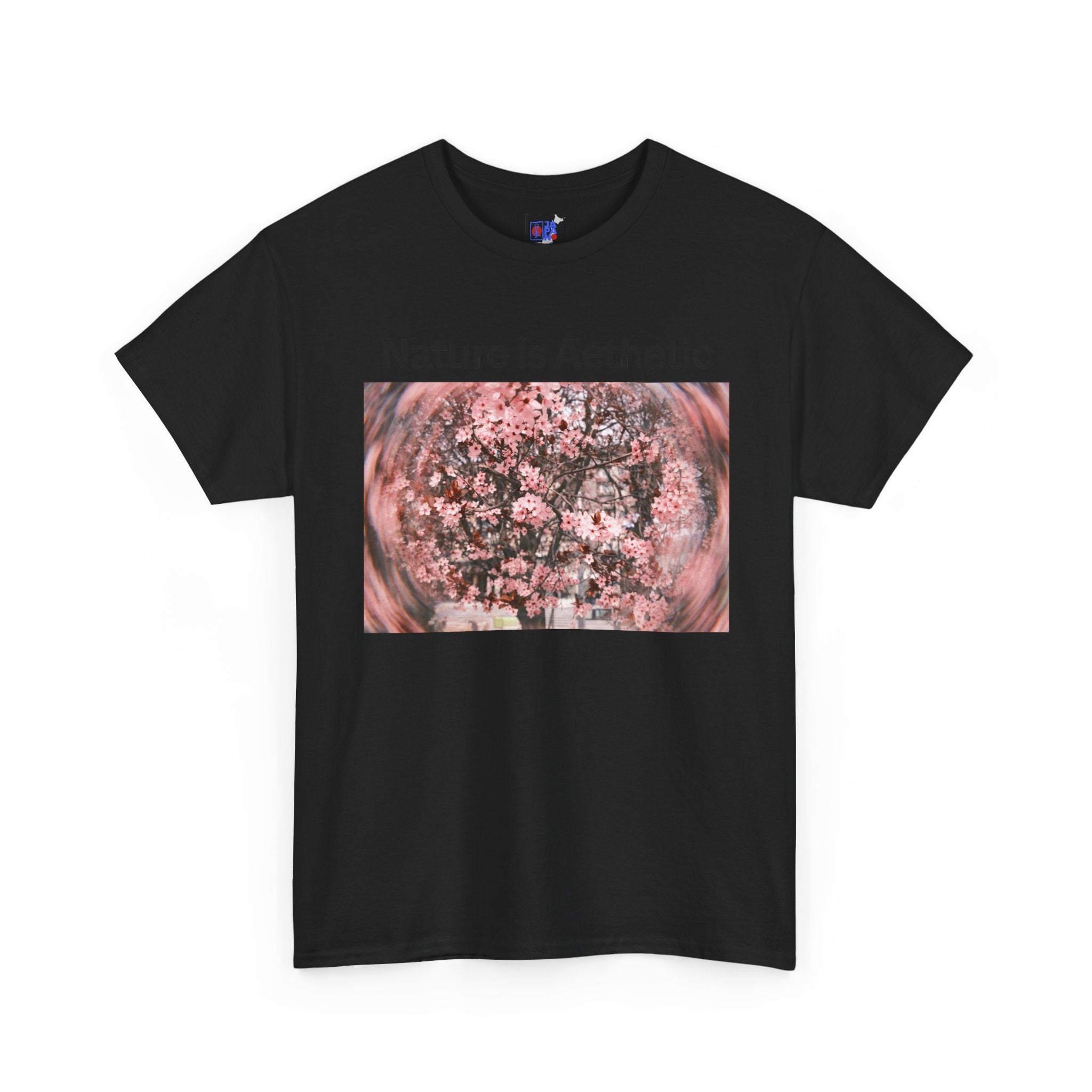 Nature Is Aesthetic Pink Sakura Floral T-Shirt