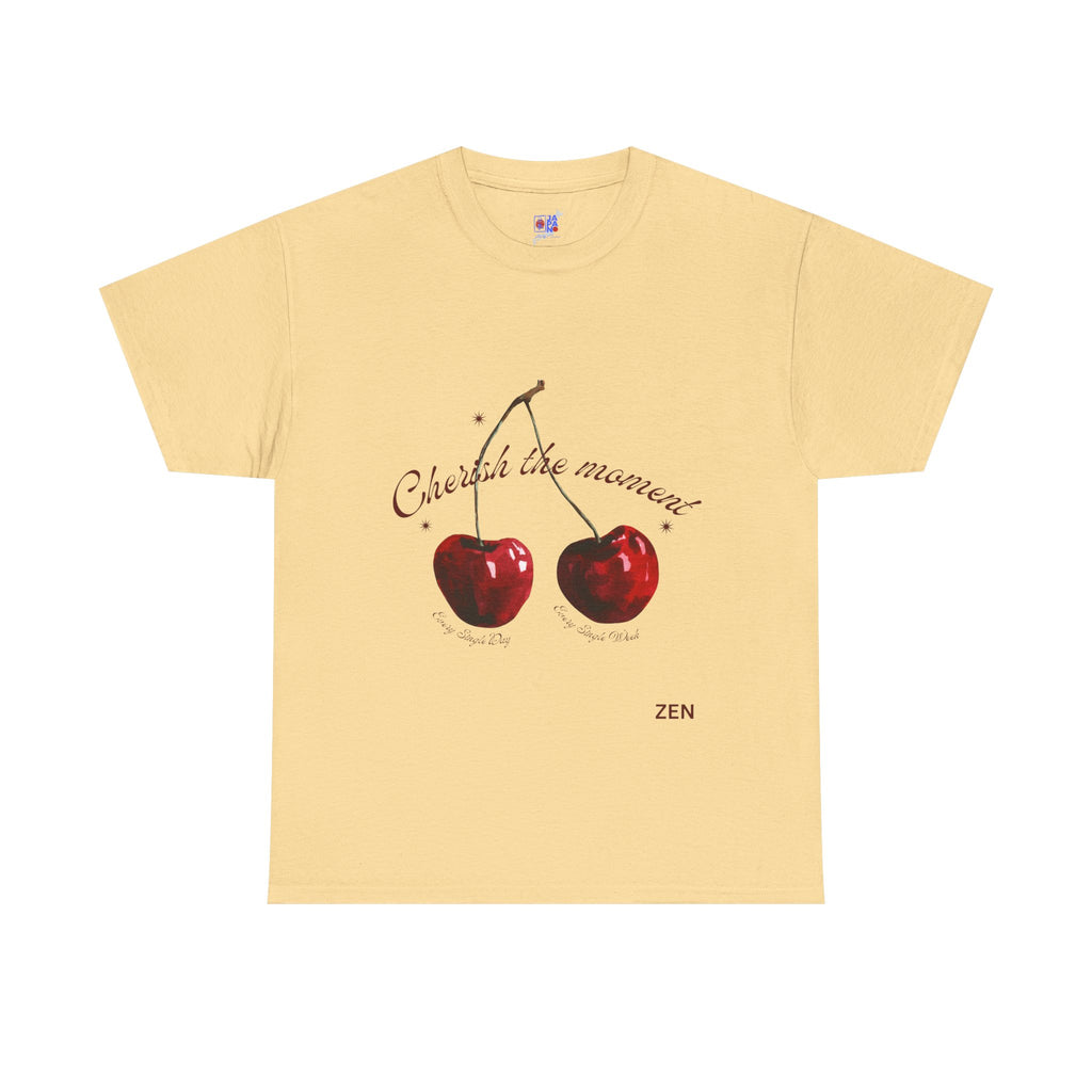 Cherish the Moment Cherry Graphic Tee