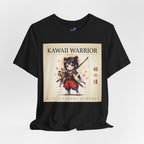 Kawaii Sakura Samurai T-Shirt — Cute Anime Warrior Tee