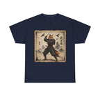 Samurai Fox T-Shirt — 'Bushido' Fox Warrior Vintage Japanese Art Tee