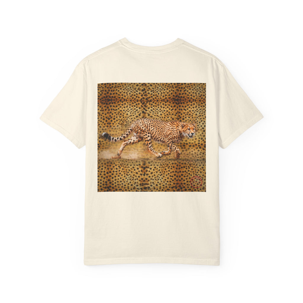 CoolyJapan — Hayate 疾風 Cheetah Tee | Light Color | Comfort Colors 1717