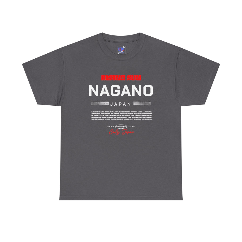 Nagano Japan T-Shirt  Heart of the Japanese Alps  Mountain Adventure and Ski Travel Souvenir Nature Lover Gift  Japan Vacation Memory Tee